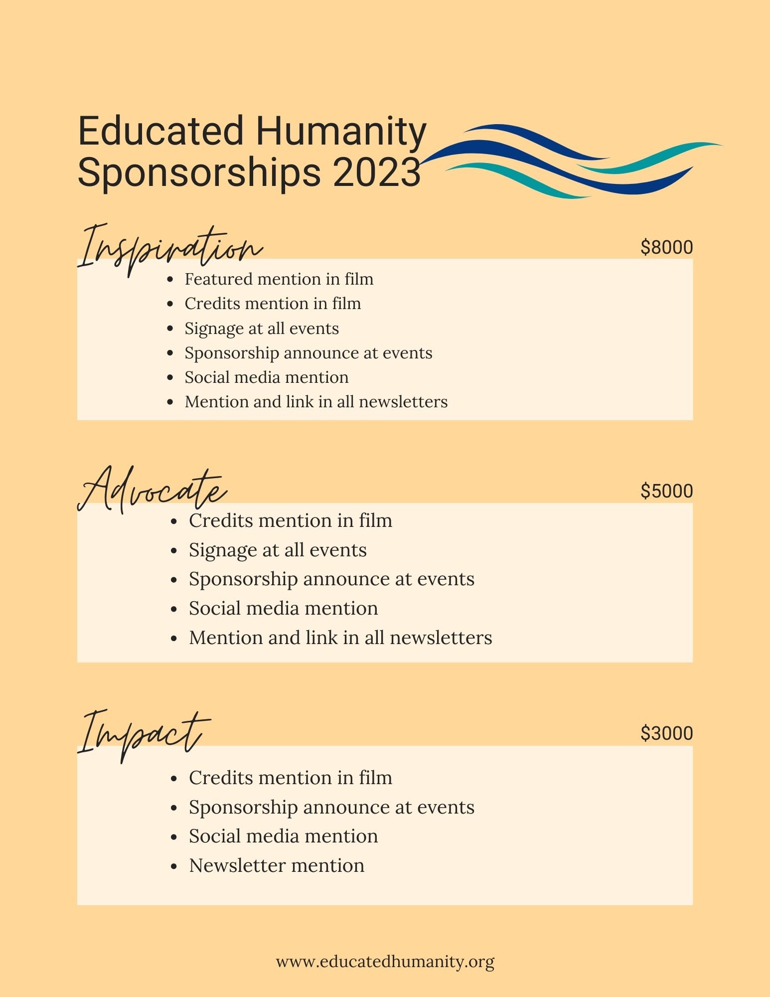 sponsorship template